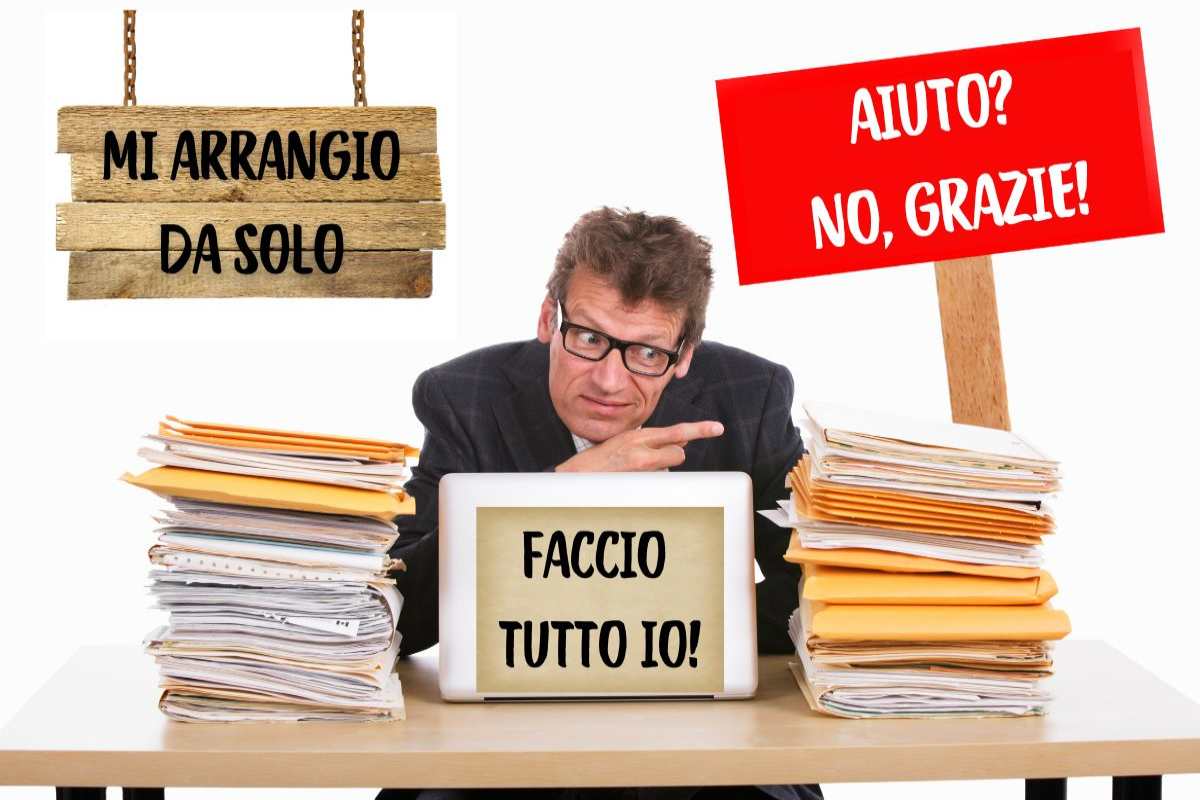 Uomo totalmente autosufficiente