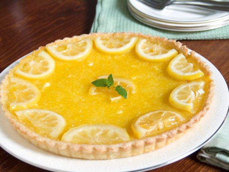 crostata con crema al limone 